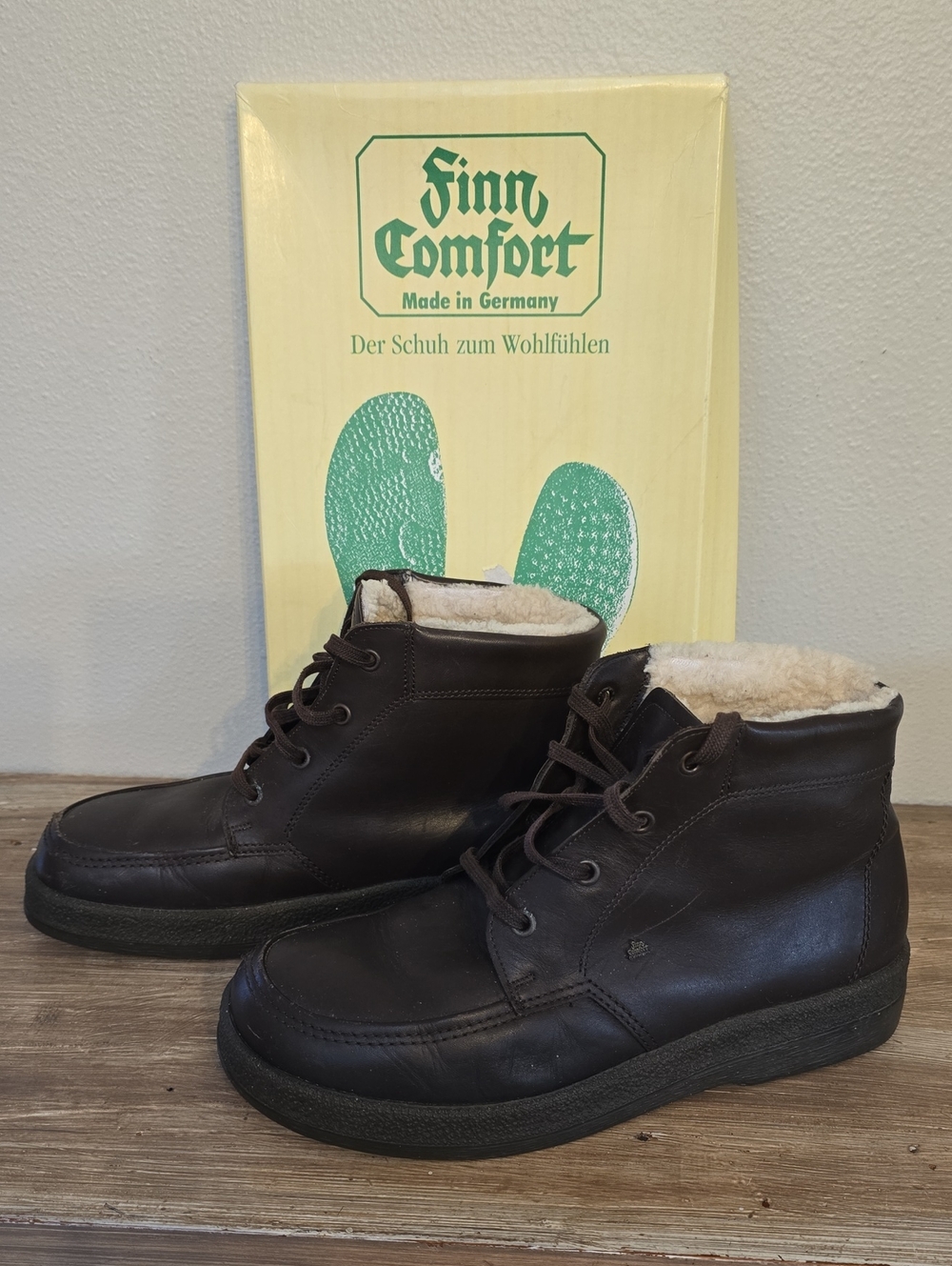 Finn Comfort GRENOBLE 4000 Brown Winter Boots Size 41